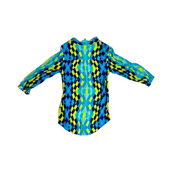 Escapada Multicolored Geometrical Long sleeve top - Picture 3 of 4